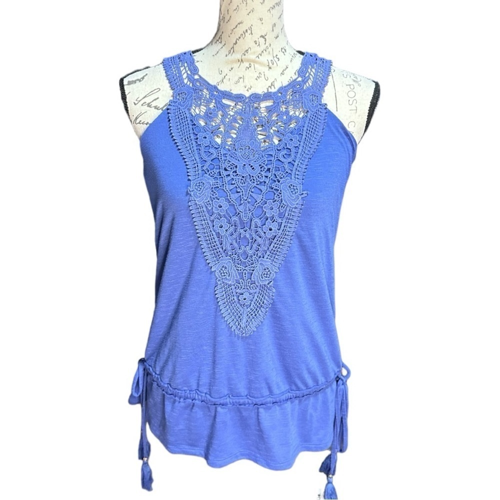 WHBM Sleeveless Blue Top Size XS